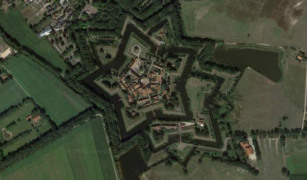 Bourtange, Netherlands on Google Maps